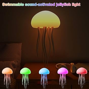 LED Jellyfish Lamp - Color Changing Mood Light